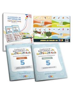 Pack cuadernos de refuerzo de matemáticas, Segundo 2.2