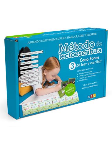 Cono-fonos 3: ¡Sé leer y escribir!