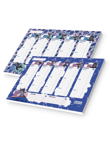 Planificador semanal Stitch