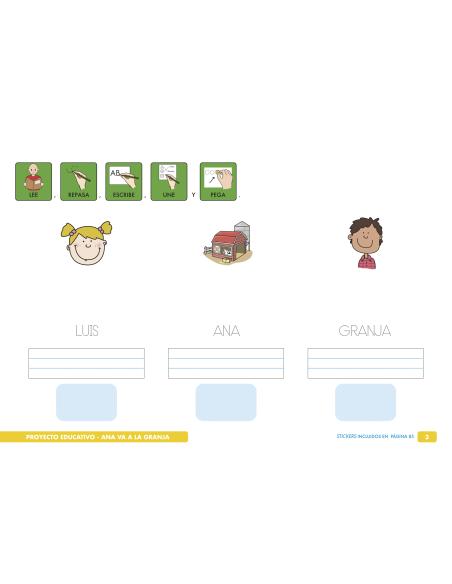Proyecto educativo: Ana va a la granja