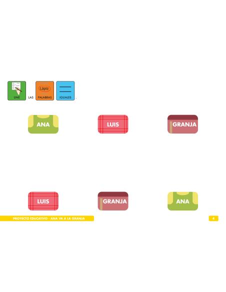Proyecto educativo: Ana va a la granja