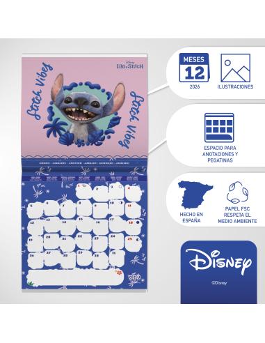 Calendario Stitch 2026
