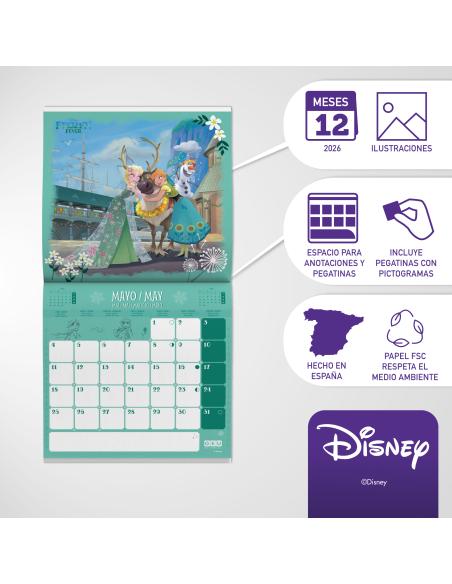 Calendario Frozen 2026