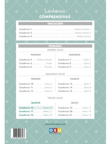 Lecturas comprensivas 16