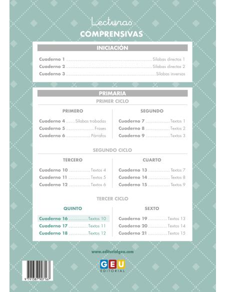 Lecturas comprensivas 16