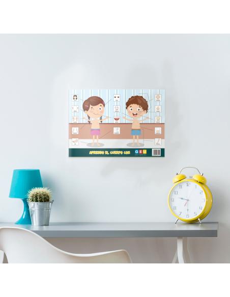 Lámina Didáctica Aprendo el cuerpo con Editorial GEU