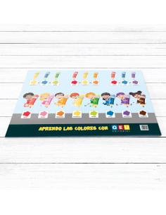 Lámina Didáctica Aprendo los colores con Editorial GEU 2
