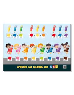 Lámina Didáctica Aprendo los colores con Editorial GEU