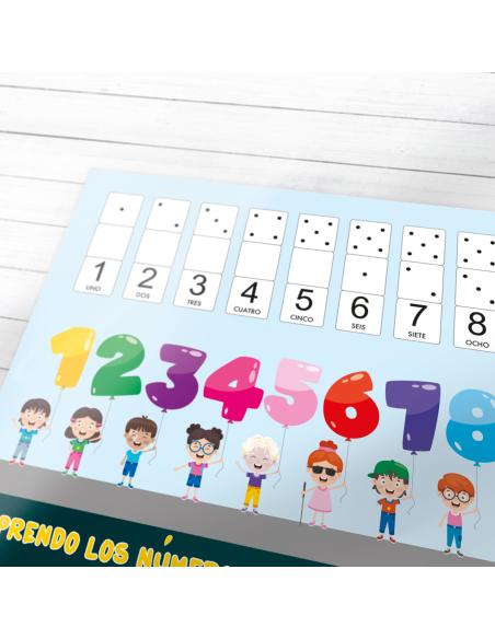 Lámina Didáctica Aprendo los números del 1-10 con Editorial GEU
