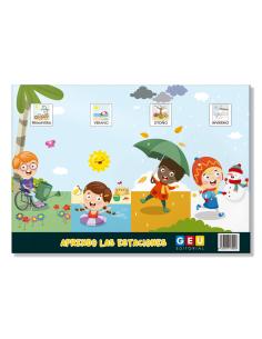 Lámina didáctica Aprendo las estaciones con Editorial GEU