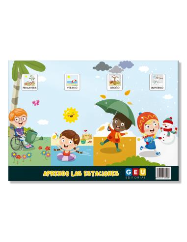 Lámina didáctica Aprendo las estaciones con...