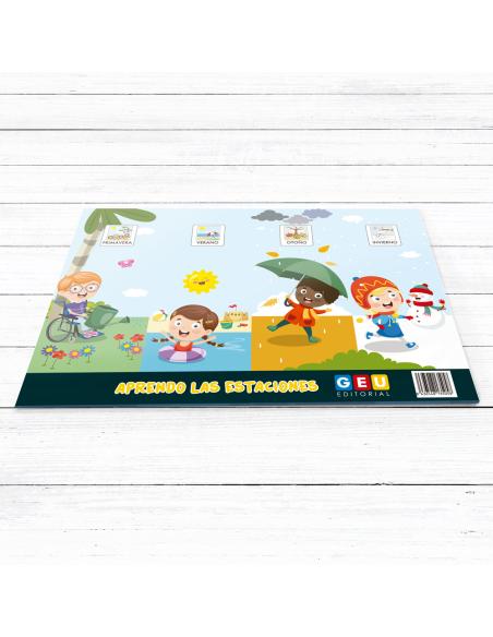 Lámina didáctica Aprendo las estaciones con Editorial GEU