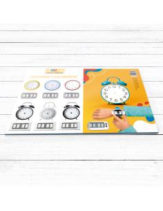 Láminas didácticas. Las horas y los minutos