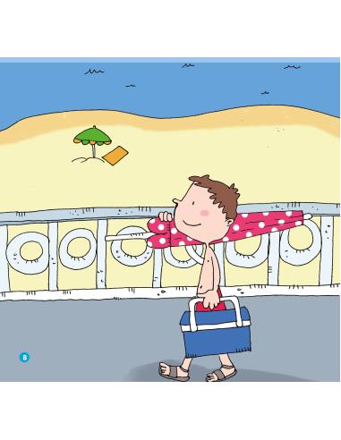 David va a la playa