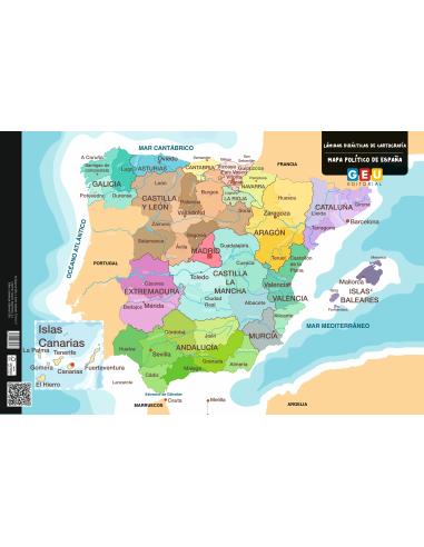 Mapa Político de España (Provincias y...
