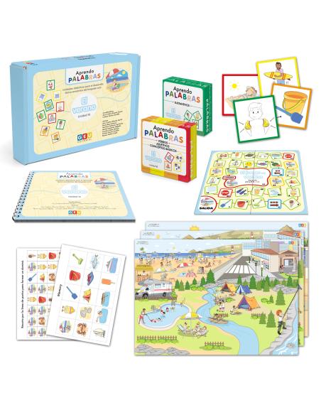 Aprendo palabras 16: El verano – Un material para la estimulación del Lenguaje Oral y la adquisición de Vocabulario