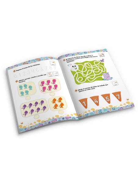 Cuaderno Vacaciones Superkitties | Cuaderno Verano 3-5 años - Editorial GEU