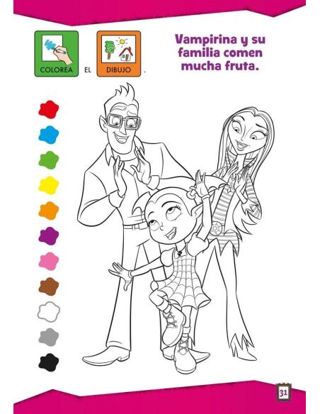 Aprendo y coloreo con Disney. Vampirina. English: Hello! Basic vocabulary Aprendo y coloreo con Disney. Vampirina. English: Hello! Basic vocabulary