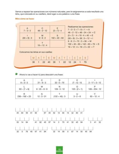 Cuaderno de aprendizaje y refuerzo 1.1: Números