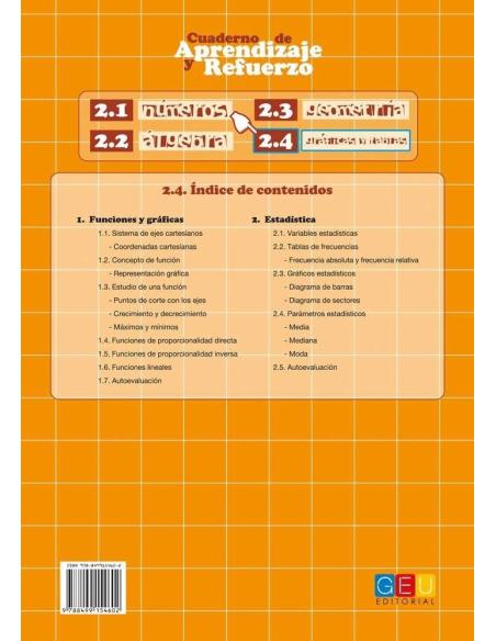 Cuaderno de aprendizaje y refuerzo 2.4: Gráficas y tablas Cuaderno de aprendizaje y refuerzo 2.4: Gráficas y tablas