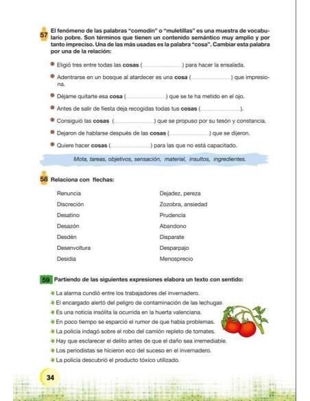 Palabras. Expresión y vocabulario · Nivel 1. Cuaderno 3: El mundo vegetal Palabras. Expresión y vocabulario · Nivel 1. Cuaderno 3: El mundo vegetal