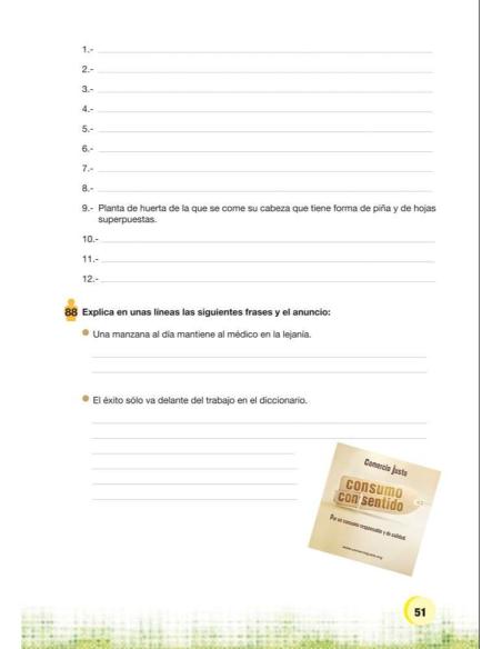 Palabras. Expresión y vocabulario · Nivel 1. Cuaderno 4: Alimentación y salud Palabras. Expresión y vocabulario · Nivel 1. Cuaderno 4: Alimentación y salud