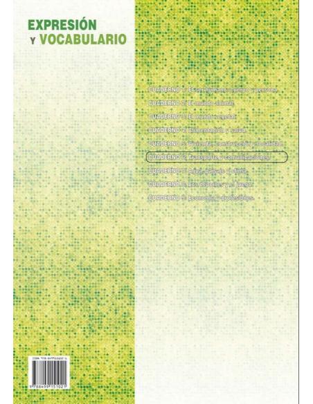 Palabras. Expresión y vocabulario · Nivel 1. Cuaderno 6: Transporte y comunicaciones