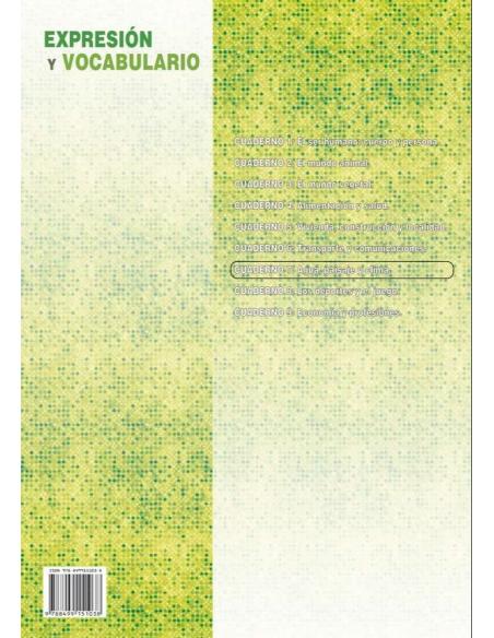 Palabras. Expresión y vocabulario · Nivel 1. Cuaderno 7: Agua, paisaje y clima