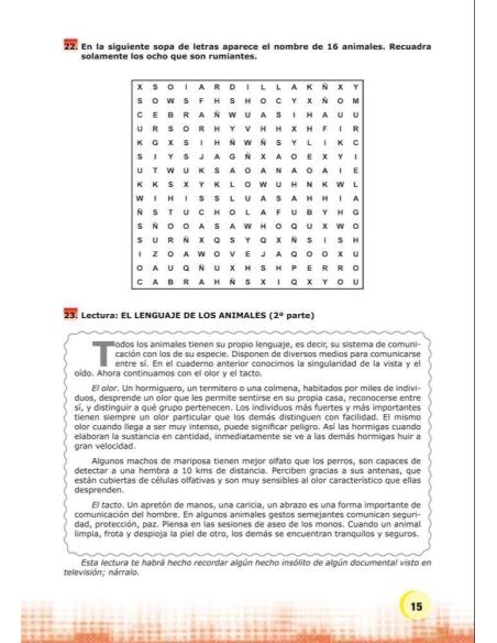 Palabras. Expresión y vocabulario · Nivel 2. Cuaderno 2: El mundo animal