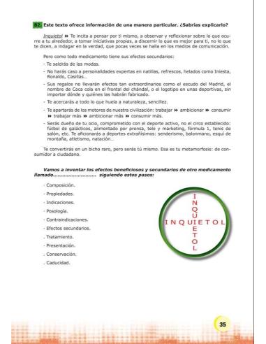 Palabras. Expresión y vocabulario · Nivel 2. Cuaderno 4: Alimentación y salud