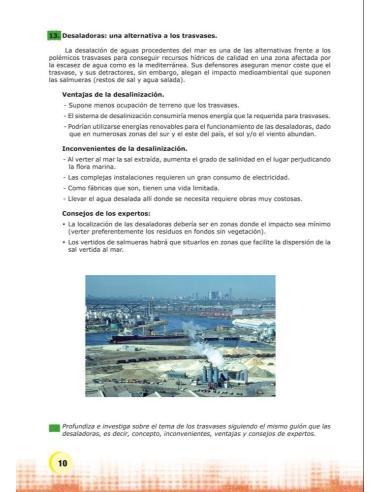 Palabras. Expresión y vocabulario · Nivel 2. Cuaderno 7: Agua, paisaje y clima