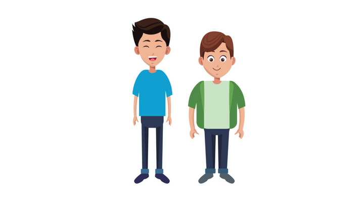 Niños alegres