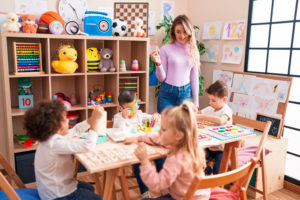 Niños en el aula