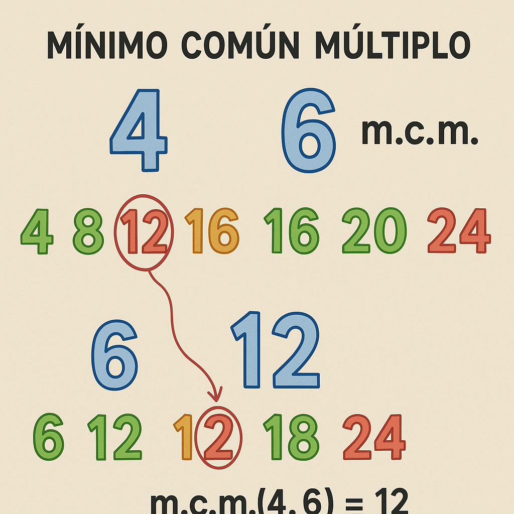 ¿Qué es el mínimo común múltiplo y por qué cuesta tanto aprenderlo?