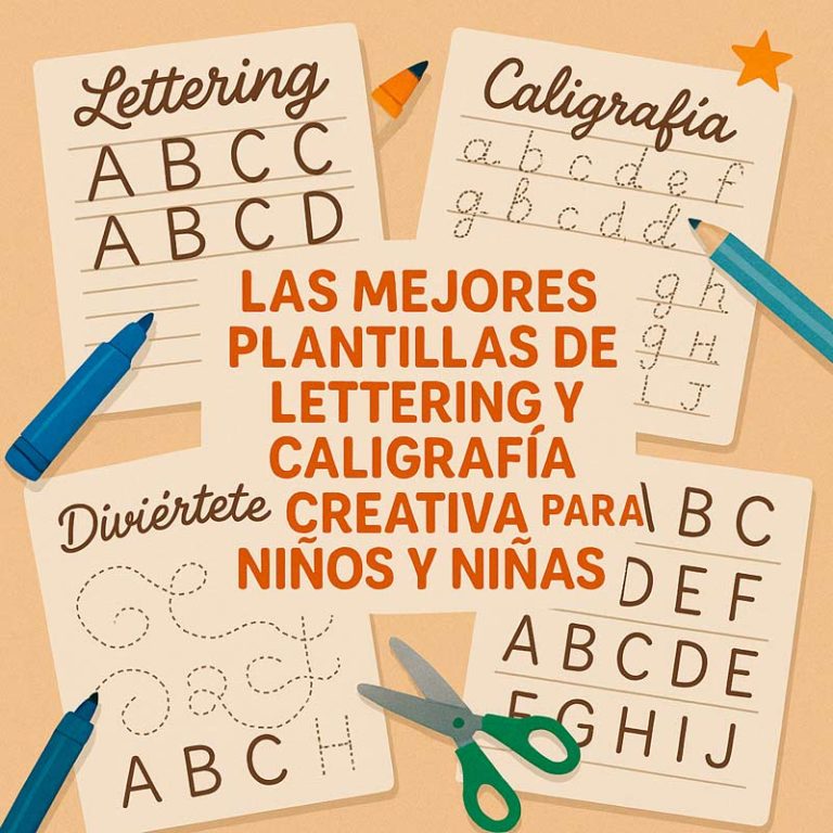 Las Mejores Plantillas de Lettering y Caligrafía Creativa para Niños y ...