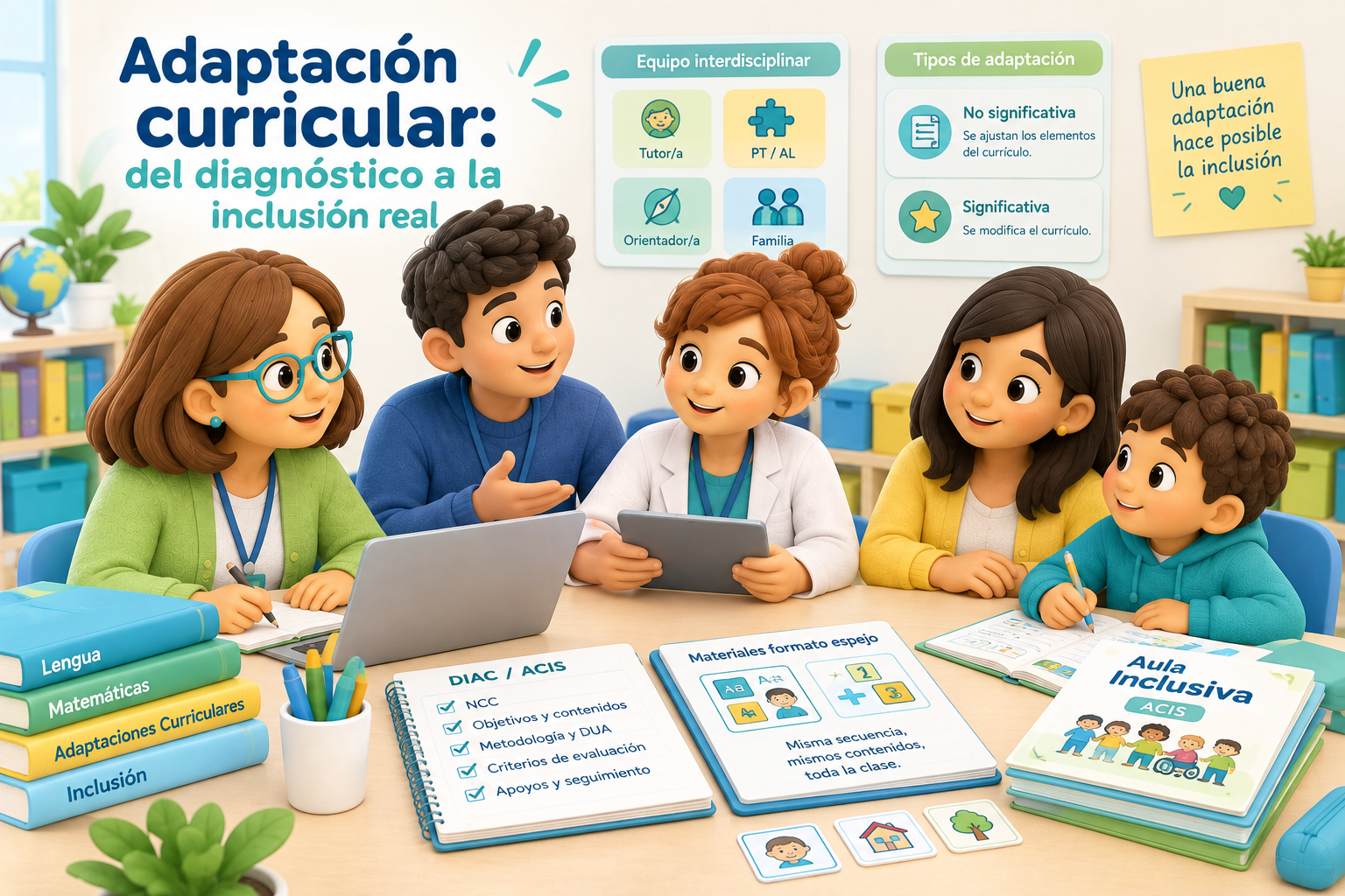 Adaptación curricular: qué hacer tras la evaluación inicial