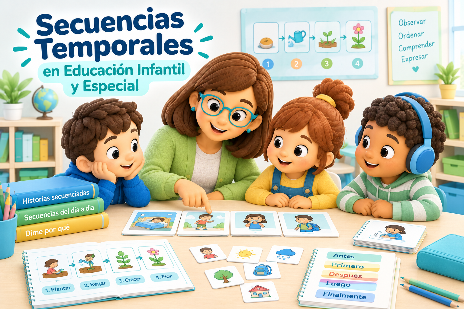 Secuencias Temporales en Educación Infantil y Especial: Guía Práctica para Desarrollar la Estructuración Temporal y el Lenguaje