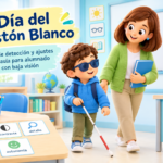 Día del Bastón Blanco en el aula