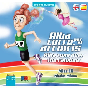 Alba corre por el arcoíris · Alba runs over the rainbow