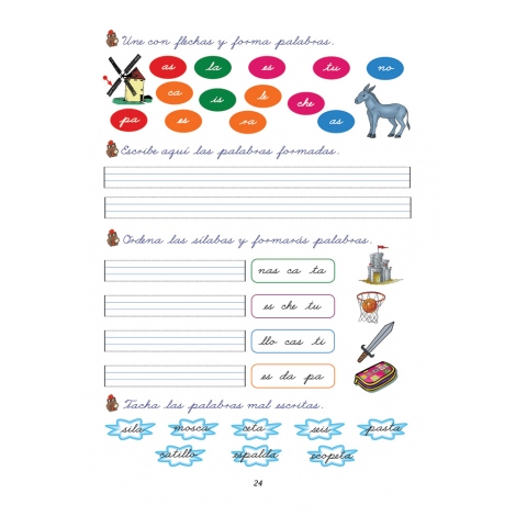 Paquete Preescolar Lecturas Comprensivas· Letra cursiva