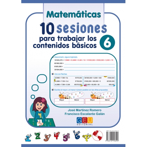 Paquete 6º Español y Matemáticas